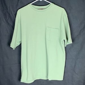 BRAND NEW Authentic H&T Green Ribbed T-Shirt